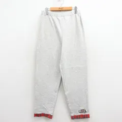 W32/古着 スウェット パンツ メンズ 90年代 90s ディズニー ミッキー 薄グレー 霜降り 25dec06