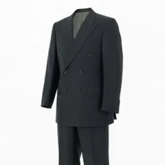 16a27 Burberrys バーバリーズ スーツセットアップ テーラードジャケット スラックスパンツ ストライプ 94-84-165 AB4 グレー ウール100％ メンズ 男性用o07t