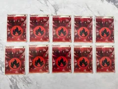 ポケモンカード 基本炎エネルギー クイック柄 10枚まとめ 0127-501