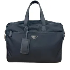 ♪PRADA プラダ サフィアーノ ビジネスバッグ ブリーフケース ブラック