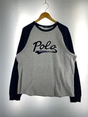 【中古品】POLO RALPH LAUREN ポロ・ラルフローレン SPELLOUT LOGO CREWNECK SWEATSHIRT スペルアウト ロゴ クルーネック スウェットシャツ トップス トレーナー 【147-260126-kk-13-min】
