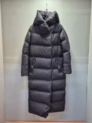 lululemon ルルレモン グース ダウンジャケット ロング丈 フード ブラック