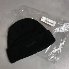 PQ106Supreme : Loose Gauge Beanie◇黒/黒 シュプリーム ニットキャップ ビーニー