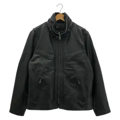 【中古】LIUGOO LEATHERS ライダースジャケット LL ブラック リューグーレザーズ 牛革[10]