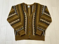 【値下げ】 Modigliani Mサイズ カーディガン イタリア製 ウール100％ ニット ブラウン系【古着】M1033YACのサムネイル