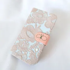 ✿1/27完成 yamari2525様確認用 手帳型スマホケース smile flower ミナペルホネン