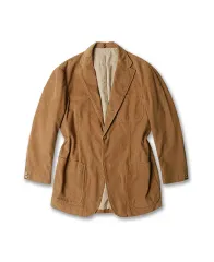 カンタレリ Cantarelli キャメル コーデュロイ ウォッシュド スポーツ ジャケット イタリア