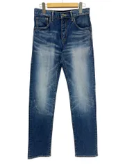JAPAN BLUE JEANS (ジャパンブルージーンズ) ストレッチ デニムパンツ ジーンズ Gパン 裾ダブルチェーン 日本製 実寸レングス79cm(31インチ) ブルー/028