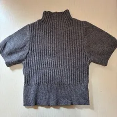 グレイル　GRL クロップド丈 　ハイネックリブニット