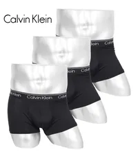 新品 未使用 並行輸入 Calvin Klein カルバンクライン 下着 【3枚セット】MICRO STRETCH メンズ ローライズボクサーパンツ 510364 【B】Nブラックセット