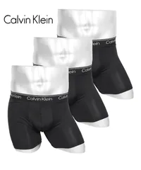新品 未使用 並行輸入 Calvin Klein カルバンクライン 下着 【3枚セット】MICRO STRETCH メンズ ロングボクサーパンツ 510365 【B】Nブラックセット