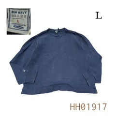 00s OLD NAVYスウェットトレーナー前VステッチL　 オールドネイビーのサムネイル