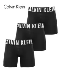 新品 未使用 並行輸入 Calvin Klein カルバンクライン 下着 【3枚セット】Intense Power Micro メンズ ロングボクサーパンツ 510974 ブラックUB1セット