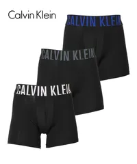 新品 未使用 並行輸入 Calvin Klein カルバンクライン 下着 【3枚セット】Intense Power Micro メンズ ロングボクサーパンツ 510974 ブラックロイヤルブルーセット