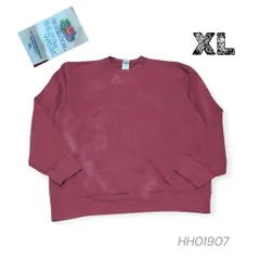 00sフルーツオブザルーム無地スウェットトレーナーXLレッドHH01907