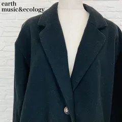 earth music&ecology アースミュージック&エコロジー ロングコート ブラック 0126K