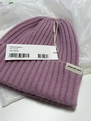 ジョセフアンドステイシー カシミア ビーニー ピンク ラベンダー