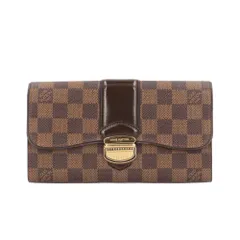 ルイヴィトン ポルトフォイユ システィナ ダミエ 長財布 ダミエキャンバス N61747 レディース  LOUIS VUITTON  中古 ルイヴィトン  ルイ ヴィトン