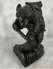 北海道民芸品 木彫り 熊 木彫りの熊 彫刻作品