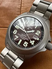 シチズン☆エコドライブ　チタン☆7828☆ソーラー　稼働品☆メンズ☆