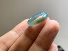 RG10-167 シルバー 非加熱 槿花色 スピネル リング ミャンマー産