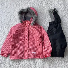 状態良 エアウォーク  スキーウェア 上下セット スノーウェア 古着 女の子 130cm  雪遊び 子供用 スノボ 古着 891322