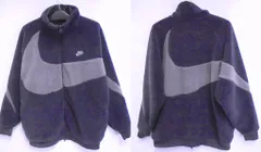 26g-114x【中古】NIKE ﾅｲｷ　BIG SWOOSH FULL ZIP JACKET　ﾘﾊﾞｰｼﾌﾞﾙ　ﾎﾞｱｼﾞｬｹｯﾄ　CAVE PURPLE/CAVE STONE  XXLｻｲｽﾞ