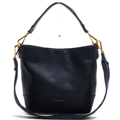 ポロ ラルフローレン／POLO RALPH LAUREN バッグ トートバッグ 鞄 ハンドバッグ レディース 女性 女性用 レザー 革 本革 ネイビー 紺  WAPOBAG05810007 Hobo S leather tote bag 2WAY ショルダーバ