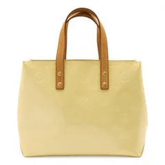 LOUIS VUITTON ルイ ヴィトン モノグラムヴェルニ リードPM ハンドバッグ トートバッグ ミニトート ペルル クリームイエロー M91336