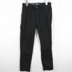 ドミンゴ Domingo D.M.G テーパードパンツ ストレッチ 綿 S ブラック kz14013