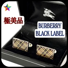 極美品・箱付き✨ バーバリーブラックレーベル カフス チェック柄