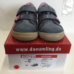 【新品未使用】ダウムリング Däumling キッズ靴 16.5cm相当 WMS細幅 面ファスナー ドイツ製
