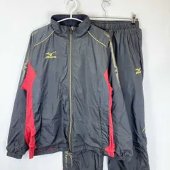 [上下セット] ミズノ ブレスサーモ ウォーマーシャツ パンツ O ブラック/レッド A60JF-252/A60JP-252 メンズ MIZUNO ウインドブレーカー