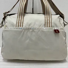 8912　LeSportsac　レスポートサック　 ボストンバッグ　2way　風間ゆみえ　コラボ　 ハワイ限定　ベージュ系　ナイロン　軽量　 旅行　キャリーオン　レディース