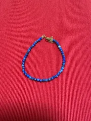 天然石(紺)ブレスレット(細い物)