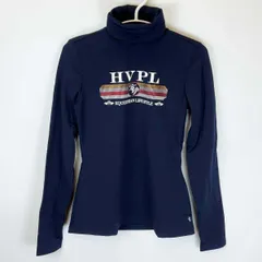 【未使用】HV POLO BLAZE ハイネック ストレッチ ライディング シャツ ロングスリーブ S ネイビー レディース 乗馬 馬術
