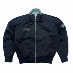 アディダス トラックジャケット メンズ L ブラック ジャージトップ 黒 ビンテージ 90s