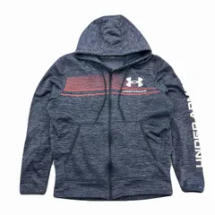 アンダーアーマー パーカー レディース SM グレー ジップアップ トレーナー 細身