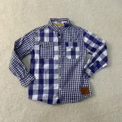 8/126 DPAM キッズ チェック シャツ 0122T1