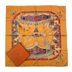 極美品 限定品 HERMES エルメス スカーフ シルク カレ90 ソーH Le saut