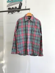 AIGLE シャツ チェック柄