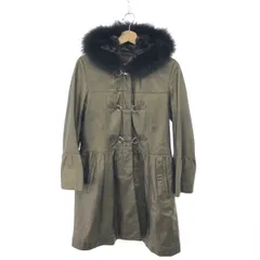 BALMAIN PARIS バルマン 羊革レザーコート  レッキスラビットファー取り外し可能    ブロンズカラー/ブラウン レディース / 240001183110のサムネイル