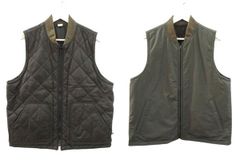 フィルソン FILSON PRIMALOFT キルティング リバーシブル ベスト L グレー系 ジップアップ トップス アウター