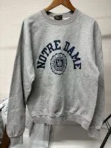 CHAMPION プリントロゴ スウェット グレー M US古着