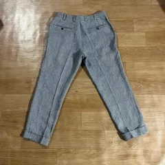 31 スーツサプライ ハウンドトゥース リネンパンツ