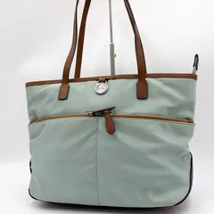 マイケルコース トートバッグ ハンドバッグ マザーズバッグ 肩掛け 大容量 水色 ブラウン