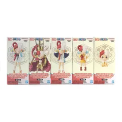 BANDAI SPIRITS フィギュア 全5種セット 「ワンピース FILM RED」 ワールドコレクタブルフィギュア-UTA COLLECTION- 未開封品