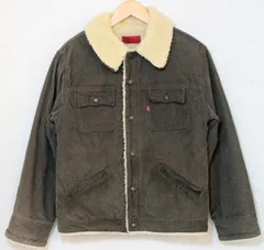 【中古】 Levi's RED TAB メンズカバーオール M Levi's RED TAB/ボアトラッカージャケット/M/茶 ブラウン/70605-40 0800