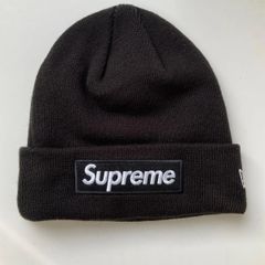 Supreme ボックスロゴ ビーニー 黒 ブラック ニット帽 Era Box Logo
