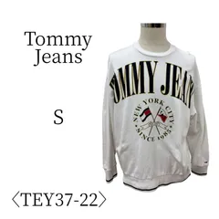 Tommy Jeans トミージーンズ 白 長袖 トレーナー S